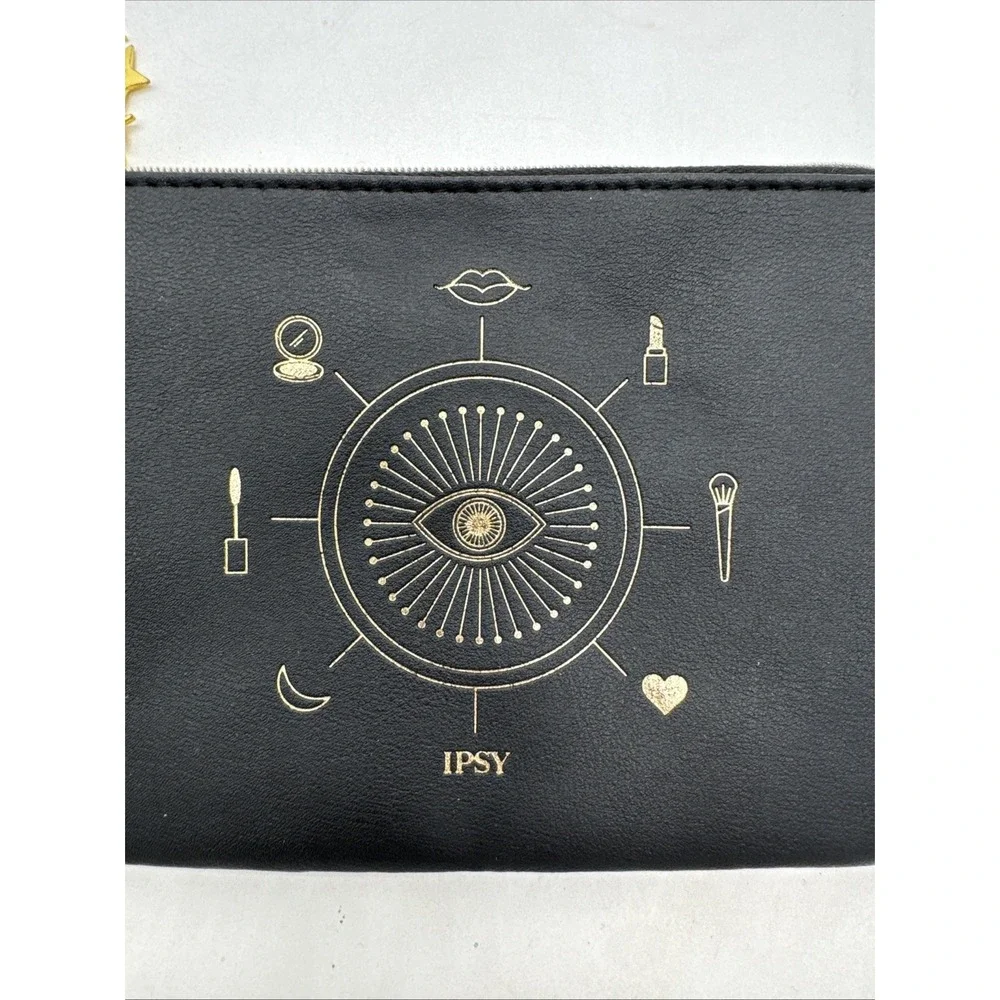 IPSY MAKEUP BAG YOU'RE MAGIC 7 1/4 x 4 3/4 Moon & Star Zipper Pull